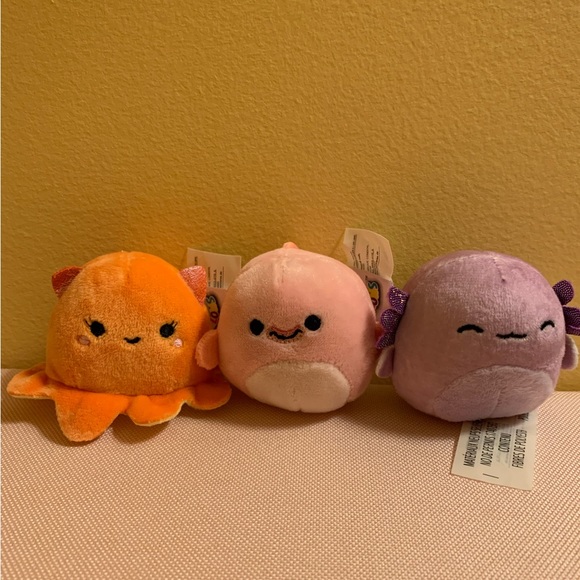 Squishmallow- Bundle of 3 deep sea micromallows - Picture 1 of 4